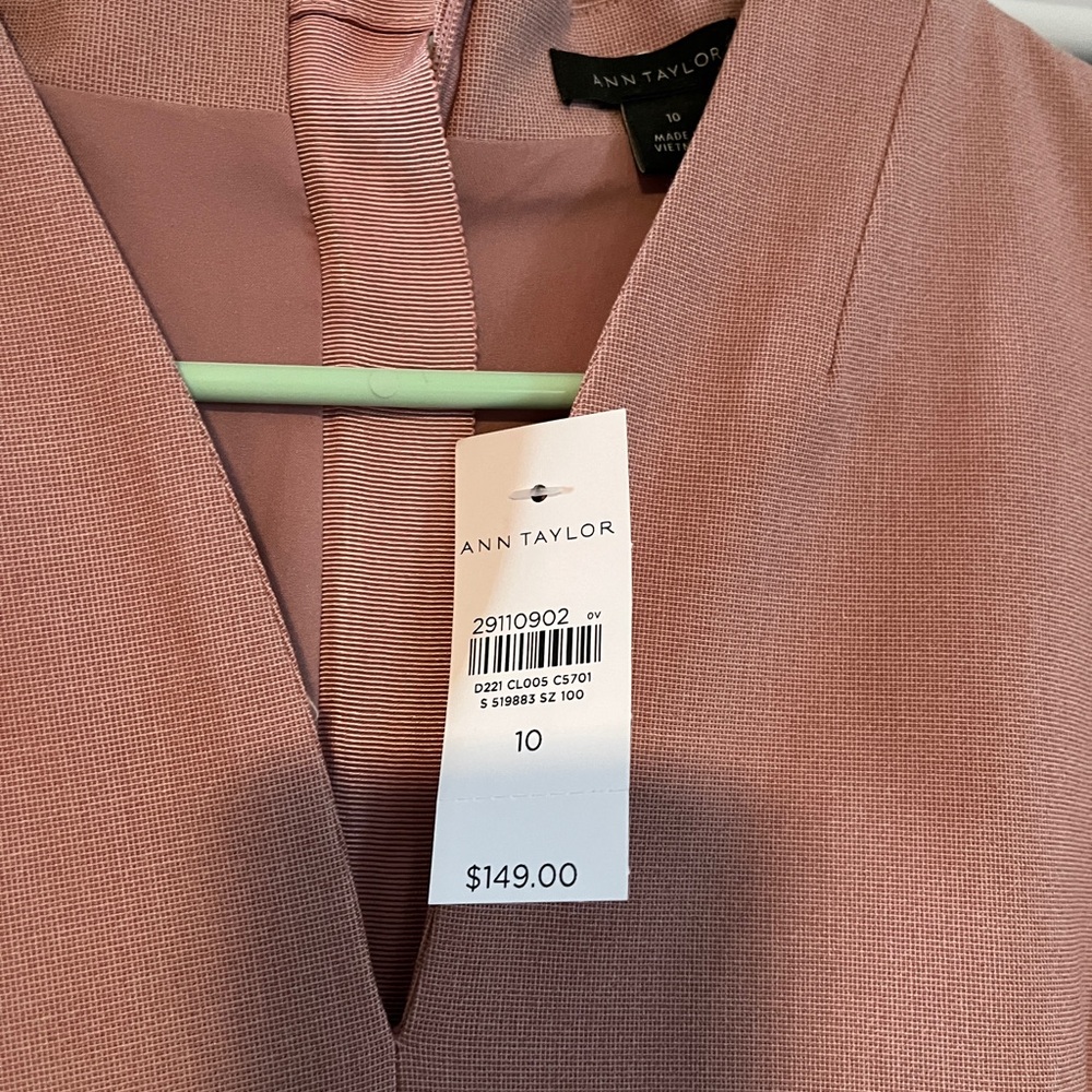 Ann Taylor Blush Midi Dress - Picture 2 of 2